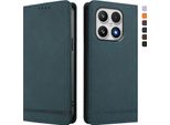 Custodia Per Xiaomi 17, Custodia Retro In Finto Cuoio Con Supporto E Slot Per Carte Verde