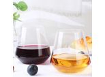 Bicchieri Da Vino Infrangibili Bicchiere Da Vino Infrangibile In Plastica Tritan, Bicchieri Da Acqua, Bicchieri Per Feste In Campeggio, 500 Ml, Set Da 4