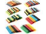 Set Di Tubi Termorestringenti 5 Colori / 8 Misure 328 Pz.