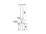 Gamba NS46, Nero Testurizzato, 120 Mm