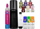 Sodastream Spumantizzatore Terra Black Set Con Bottiglia Di Sciroppi Bolero