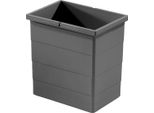 Secchio Interno Hailo 1225869 Grigio Scuro 20 L Con 2 Manici – 350 X 226 X 330 Mm
