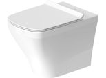 Wc IndéPendants Duravit Durastyle, Dos Au Mur, Wc à éVacuation Verticale 57 Cm, Sortie Horizontale, 21500900001, 21500900001