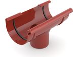 Bryza Teiera In Plastica Ø 100/63 Mm, Rosso Ral 3011