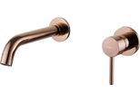 Mexen Alma Miscelatore Lavabo Da Incasso, Oro Rosa - 75015-60