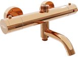 Mexen Kai Miscelatore Termostatico Per Vasca-Doccia, Oro Rosa - 77900-60