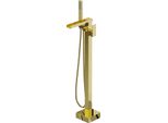 Mexen Algar Batteria Da Bagno Autoportante, Oro - 75733-50