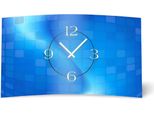 Orologio Da Parete Astratto Blu Di Design Orologio Da Parete Moderno Di Design Silenzioso Senza Ticchettio Dixtime 3DS-0058