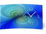 Digital Designer Art Psycodelic Orologio Da Parete Blu Di Design Orologio Da Parete Moderno Design Silenzioso Senza Ticchettio Dixtime 3D-0359
