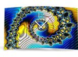 Orologio Da Parete Di Design Digitale Arte Psycodelic Orologio Da Parete Moderno Design Silenzioso Senza Ticchettio Dixtime 3DS-0351