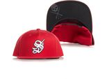 Sullen Clothing Snapback Cap Heavy Hitter Rot Basecap Tattoo MüTze SchäDel