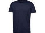 Tee Jays 5060 | Maglietta Da Uomo Con Bordi Grezzi / 100% Cotone Pettinato Ring-Spun - Colore: Navy - Taglia: 3XL