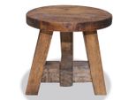 Vidaxl Sgabello In Legno Massiccio Di Mogano