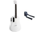 Lava Music Guitar Me Play 36 Pollici Frost White Con Supporto A Parete