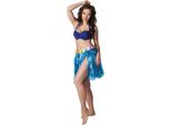 Gonna Hawaiana Da Donna Di Colore Blu - Taglia Unica