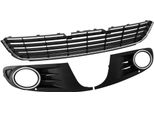 Griglia Paraurti Fendinebbia Sinistra Centro Destra Per Vw Golf 6 Vi