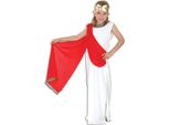 Costume Da Dea Per Bambini Bristol Novelty BN1373 (M) (Bianco/Rosso/Oro)