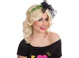 Bristol Novelty Unisex 80S Style Lace Hairband BN124 (Taglia Unica) (Giallo)
