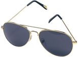 Bristol Novelty Unisex Adulto 70S Biker Glasses BN235 (Taglia Unica) (Oro)