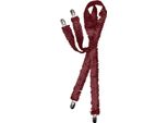 Bristol Novelty Bretelle Unisex In Paillettes Per Adulti BN1441 (Taglia Unica) (Rosso)