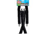 Bristol Novelty Bretelle Unisex In Paillettes Per Adulti BN1441 (Taglia Unica) (Nero)