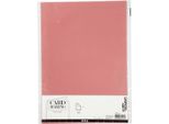 Creativ Company Carta Perlum A4 Rosso Chiaro, 10 Fogli