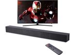 40 W Soundbar A Parete Tv Altoparlante Bluetooth Home Cinema Ottico Hdmi Aux, (Nero)