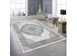 Tappeto Di Design Tappeto Moderno Tappeto Per Soggiorno Con Motivo Grigio Crema Beige Dimensioni - 120 X 170 Cm
