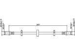 Tubo Freno 287Mm Metzger Per Daily Iv