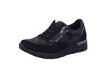 WaldläUfer K Scarpe Da Donna - Scarpe Basse Comode E Stringate Nero Tempo Libero Nuovo