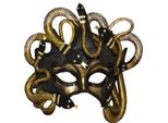 Bristol Novelty - Maschera Da Festa - Uomo/Donna Unisex BN666 (Taglia Unica) (Nero/Oro)