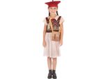 Bristol Novelty - Costume Da "Scolaretta Evacuata"" Per Bambina BN577 (Xl) (Colorato)"