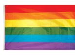 Bristol Novelty - Bandiera, Arcobaleno BN1300 (Taglia Unica) (Colorato)