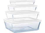 Pyrex - Ciotola Cook & Freeze Con Coperchio Set Di 4 Pezzi