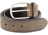 Vanzetti Pelle Cintura Denim Love 40Mm Full Leather Belt W110 Dark Olive Marrone