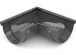 Bryza Grondaia Esterna Angolare In Plastica Ø 100 Mm, Antracite Ral 7021