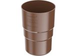 Bryza Raccordo Per Pluviale In Plastica Ø 63 Mm, Marrone Ral 8017