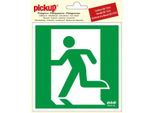 Pickup Icon Vinile 15X15Cm Uscita Di Emergenza A Sinistra