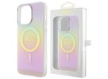 Guess Guhmp15Lhitsp Custodia Rigida Per Iphone 15 Pro 6.1 RóżOwy/Pink Iml Iridescente Magsafe