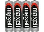Maxell Batteria Allo Zinco Mignon Aa 4 Pack Shrink