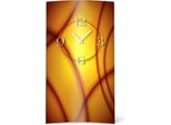 Orologio Da Parete Astratto Arancione Melanzana Di Design Orologio Da Parete Moderno Di Design Silenzioso Senza Ticchettio Dixtime 3D-0178