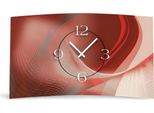 Orologio Da Parete Digitale Di Design Astratto Rosso Orologio Da Parete Moderno Di Design Silenzioso Senza Ticchettio Dixtime 3DS-0381