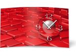 Orologio Da Parete Digitale Di Design Astratto Rosso Orologio Da Parete Astratto Moderno Di Design Silenzioso Senza Ticchettio Dixtime 3DS-0420