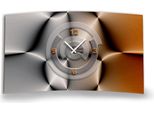 Orologio Da Parete Astratto Grigio Marrone Di Design Orologio Da Parete Moderno Di Design Silenzioso Senza Ticchettio Dixtime 3DS-0307