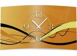Orologio Da Parete Astratto Nero Beige Di Design Orologio Da Parete Moderno Di Design Silenzioso Senza Ticchettio Dixtime 3D-0065