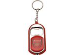 Arsenal Fc Portachiavi Apribottiglie Con Luce TA698 (Taglia Unica) (Rosso)