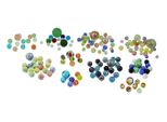 Set Di Biglie Buki - Biglie Di Vetro In Astuccio - 163 Pezzi