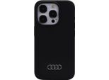 Audi Custodia In Silicone Iphone 15 Pro Max 6.7 Nero/Nero Custodia Rigida Au-Lsrip15Pm-Q3/D1-Bk