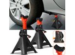 Jiubiaz 2X Cavalletto Di Sollevamento Camion Cavalletto Di Sollevamento Auto Cavalletto Di Sollevamento 3T Cavalletti Di Sollevamento 285-430 Mm