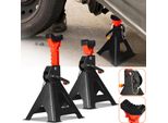 Jopassy 2X Cavalletto Di Sollevamento Camion Cavalletto Di Sollevamento Auto Cavalletto Di Sollevamento 3T Cavalletti Di Sollevamento 285-430 Mm